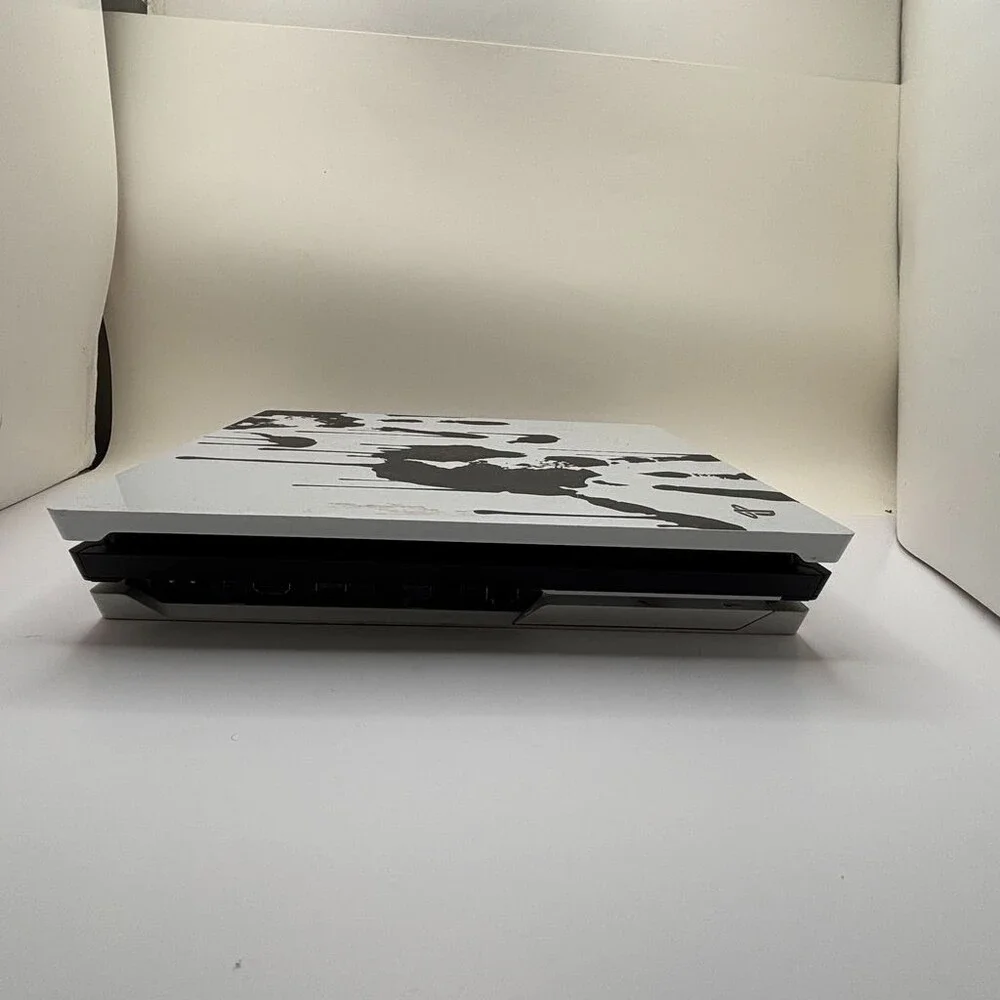 White PlayStation 4 Pro Death Stranding Limited Edition CUH-7215B Console Only